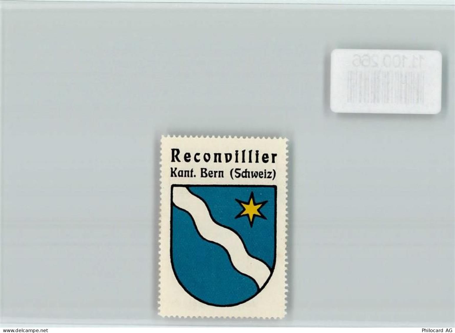 2732 Reconvilier - Vignette Wappen Kaffee Hag ca 1920-1940 - 11100266