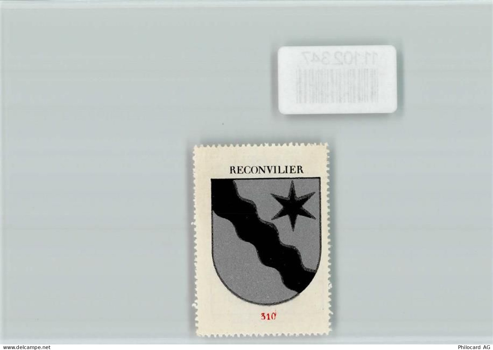 2732 Reconvilier - Vignette Wappen Kaffee Hag ca 1920-1940 - 11102347