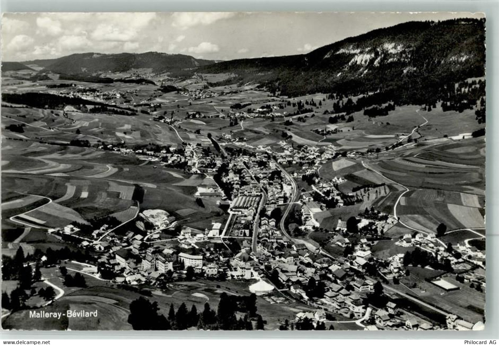 2735 Bévilard Foto AK Fliegeraufnahme Malleray - 38022752