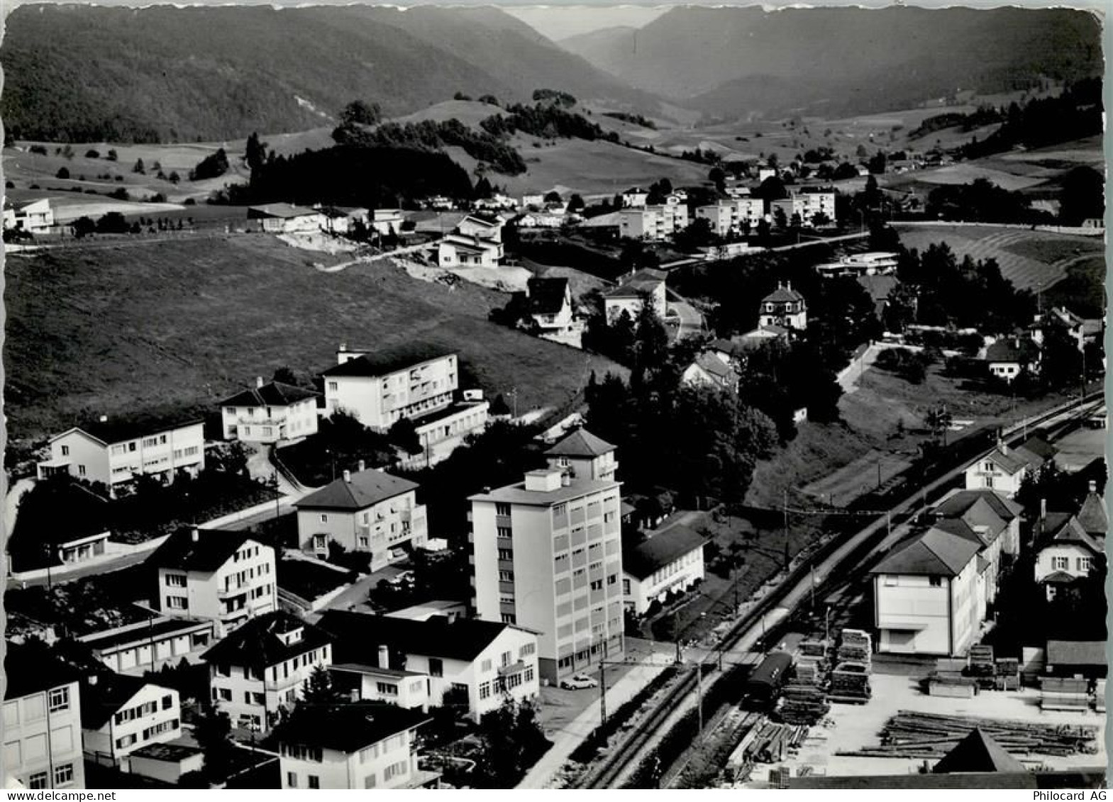 2735 Malleray Moron (Malleray) 1968 Foto AK Luftbild - 13086585