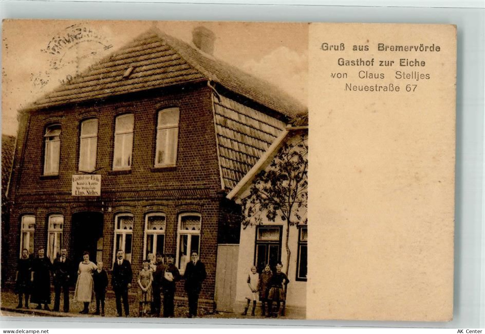 27432 W2740 Bremervörde - Gasthaus zur Eiche Gruppenaufnahme - 13629887