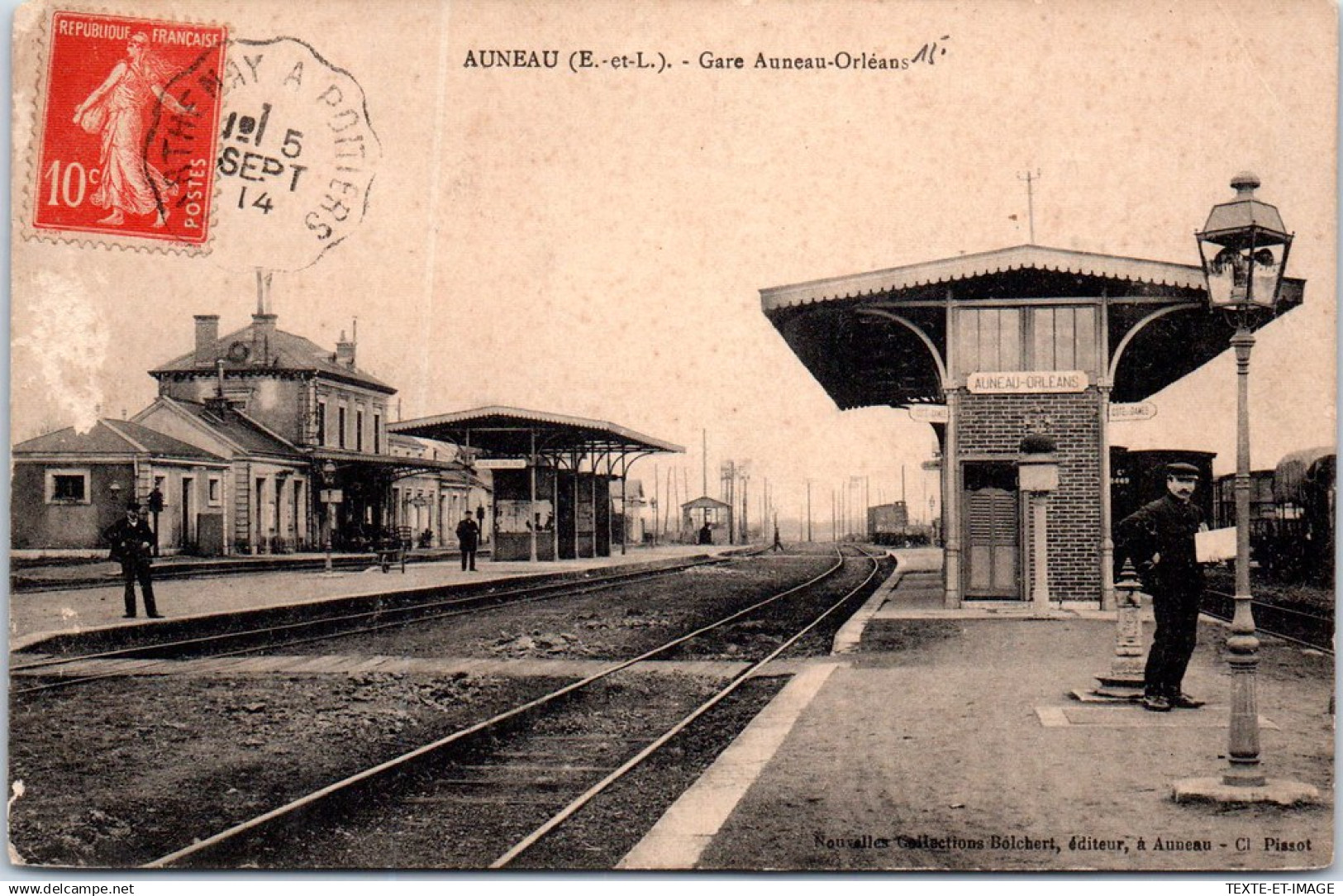 28 AUNEAU - la gare Auneau - Orleans
