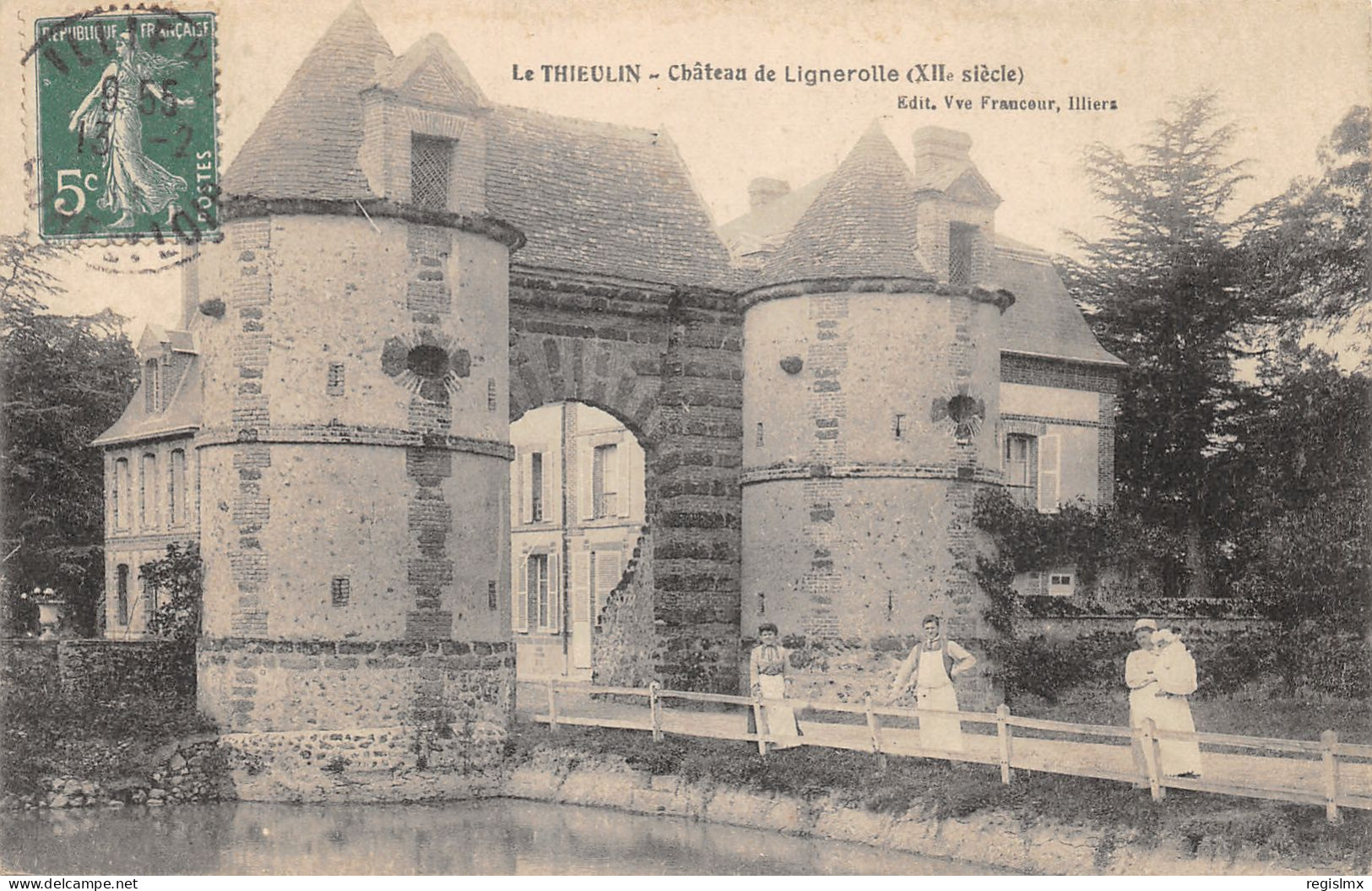 28-LE THIEULIN-CHÂTEAU DE LIGNEROLLE-N°363-B/0149