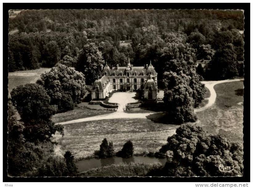 28 Villemeux-sur-Eure vue aerienne chateau D28D K28279K C28415C RH093000