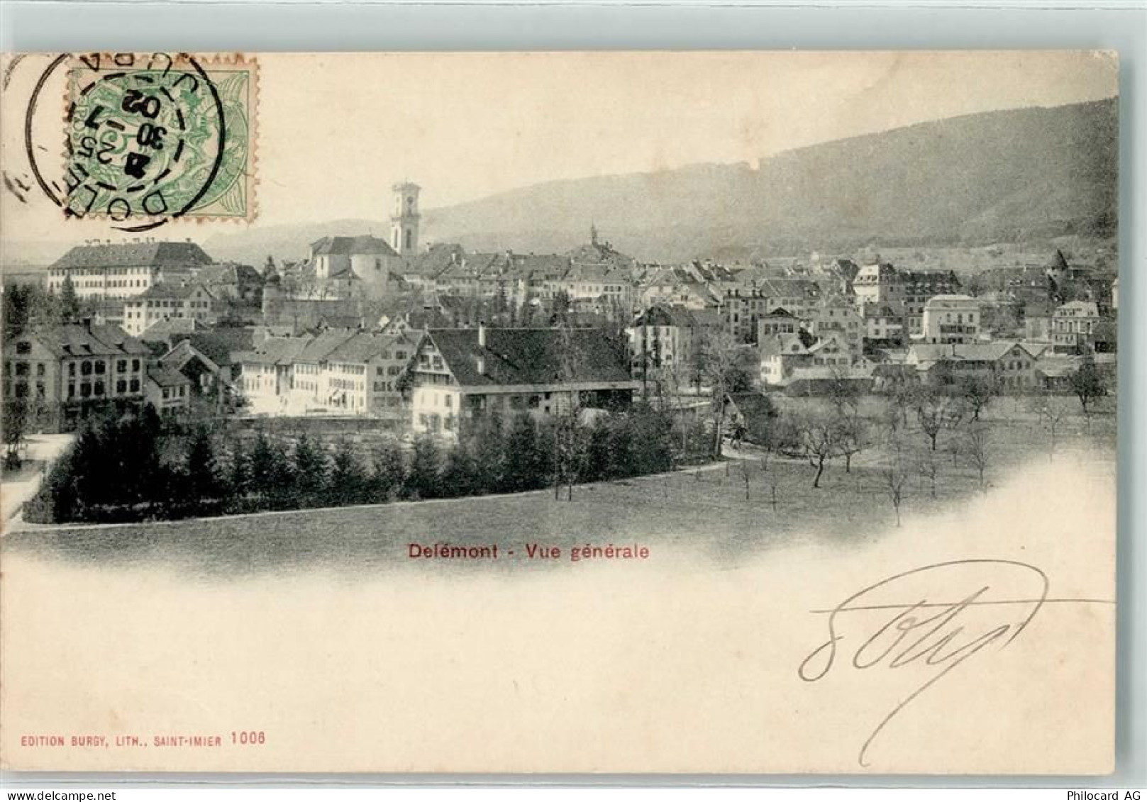 2800 Delémont Delsberg 1902 - 10624084