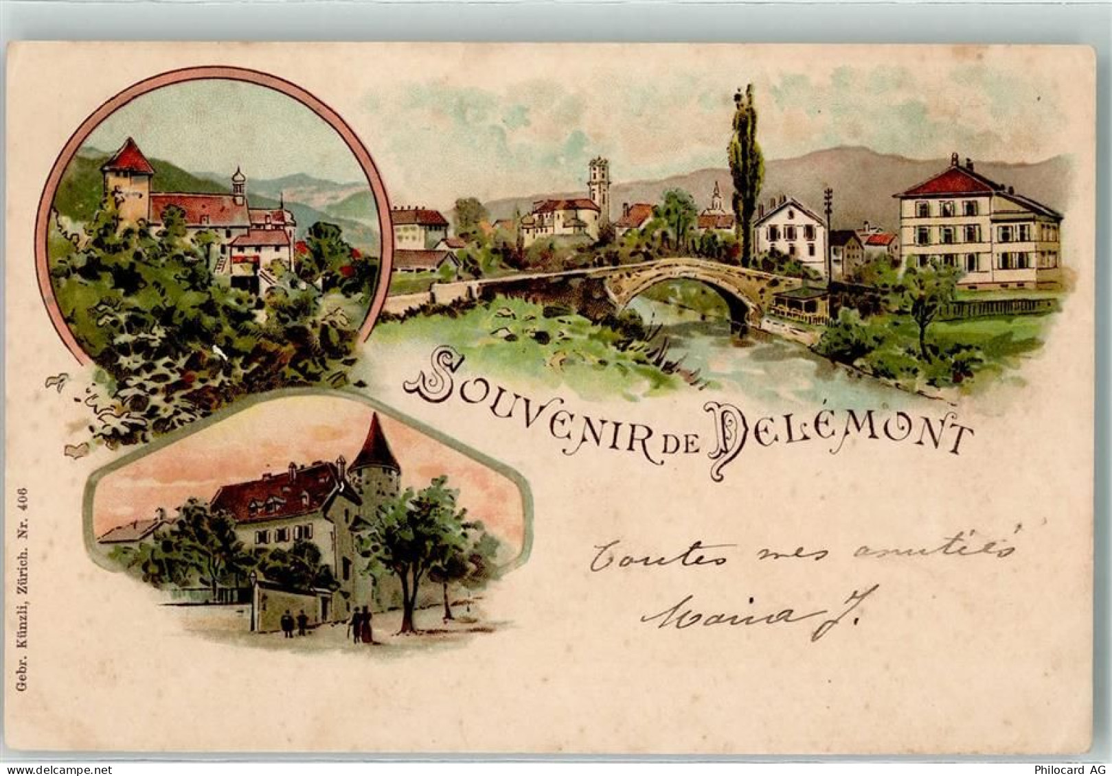 2800 Delémont Delsberg 1904 - 13607064