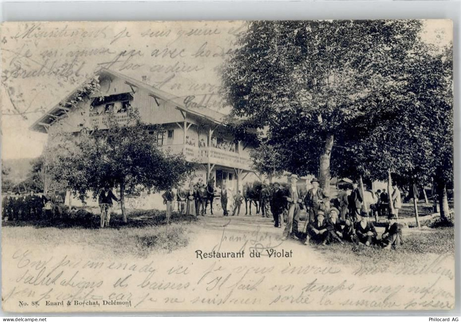 2800 Delémont Delsberg 1904 Lithographie Gasthaus - 51677269