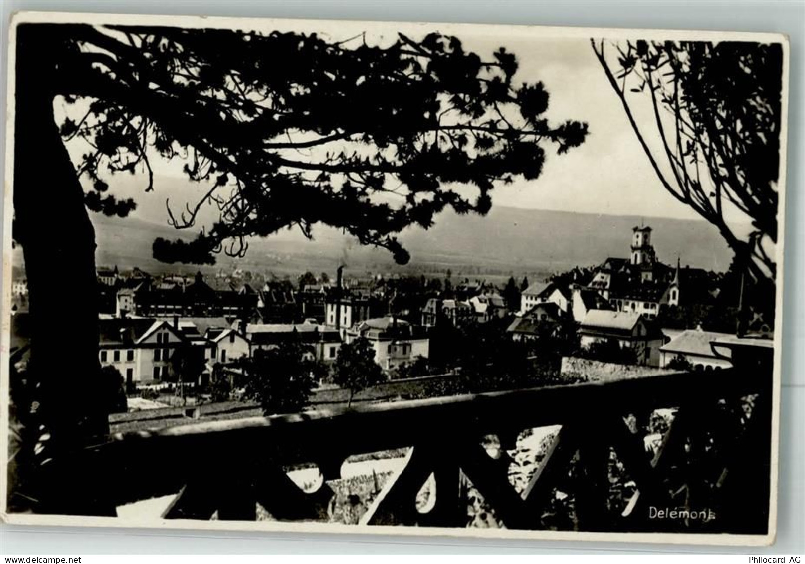 2800 Delémont Delsberg 1931 Foto AK - 38022661