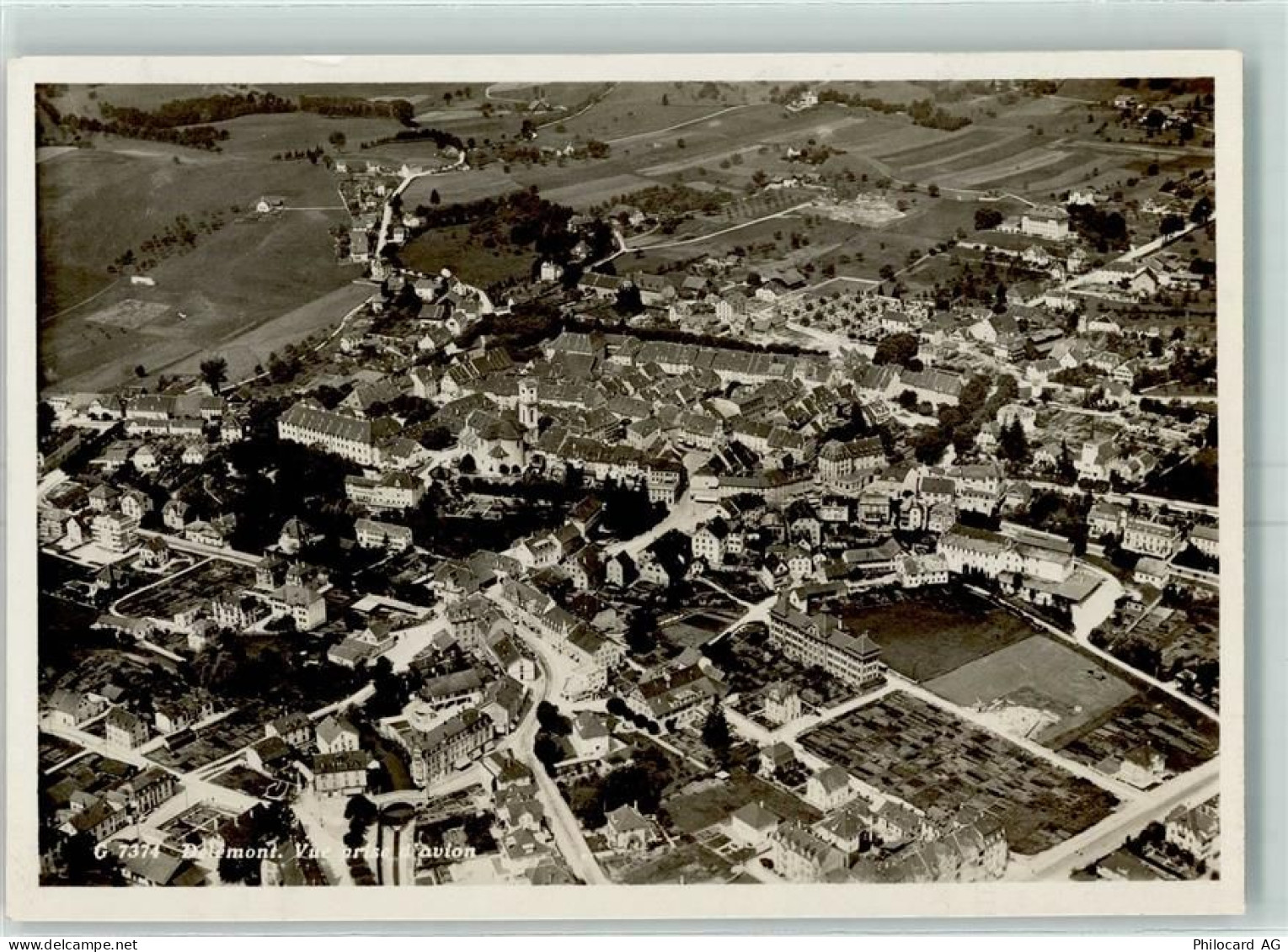 2800 Delémont Delsberg - Fliegeraufnahme - 13149132