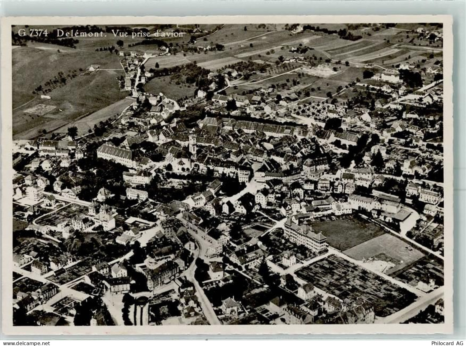 2800 Delémont Delsberg - Fliegeraufnahme - 13149134
