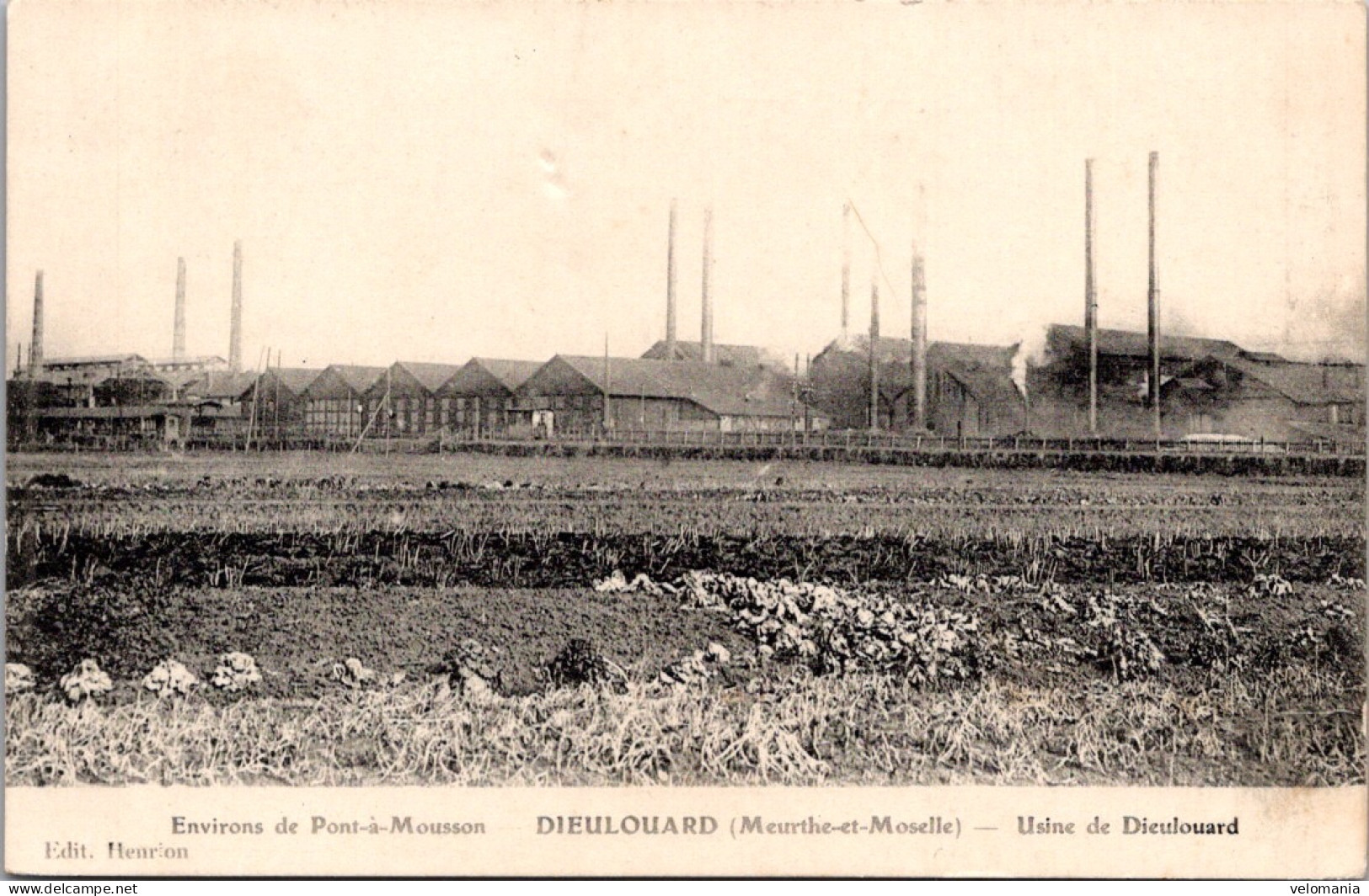 28055 cpa 54 Dieulouard - Usines de Dieulouard
