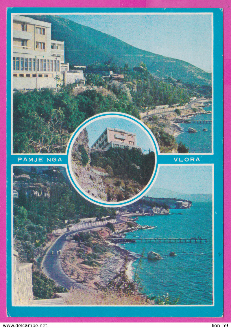 280914 / Albania - Pamje nga Vlora , Uji i ftohte, Vlorë , The water was cold, Vlora - Albanie Albanien PC 1983