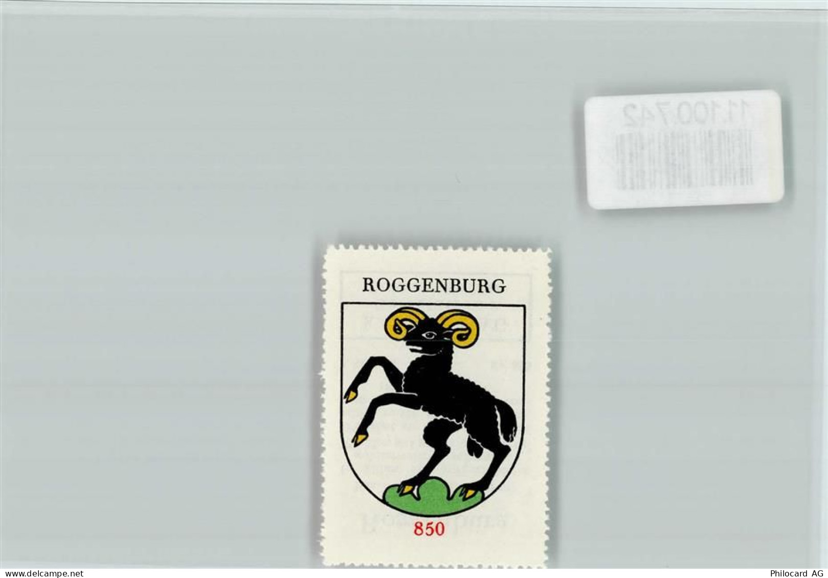 2814 Roggenburg - Vignette Wappen Kaffee Hag ca 1920-1940 Roggenburg - 11100742