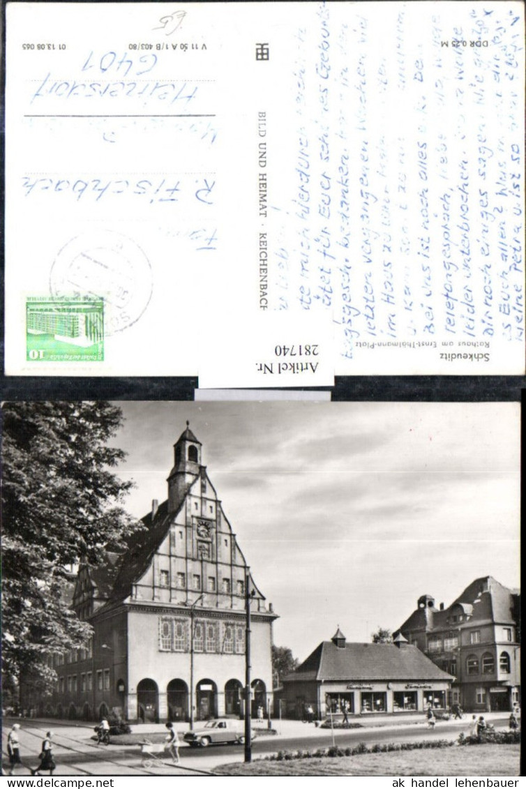 281740,Schkeuditz Rathaus am Ernst-Thälmann-Platz