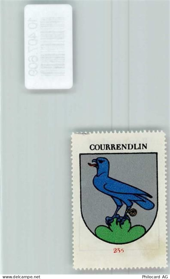 2830 Courrendlin - Vignette Wappen Kaffee Hag 1920-1940 Falke - 10407609