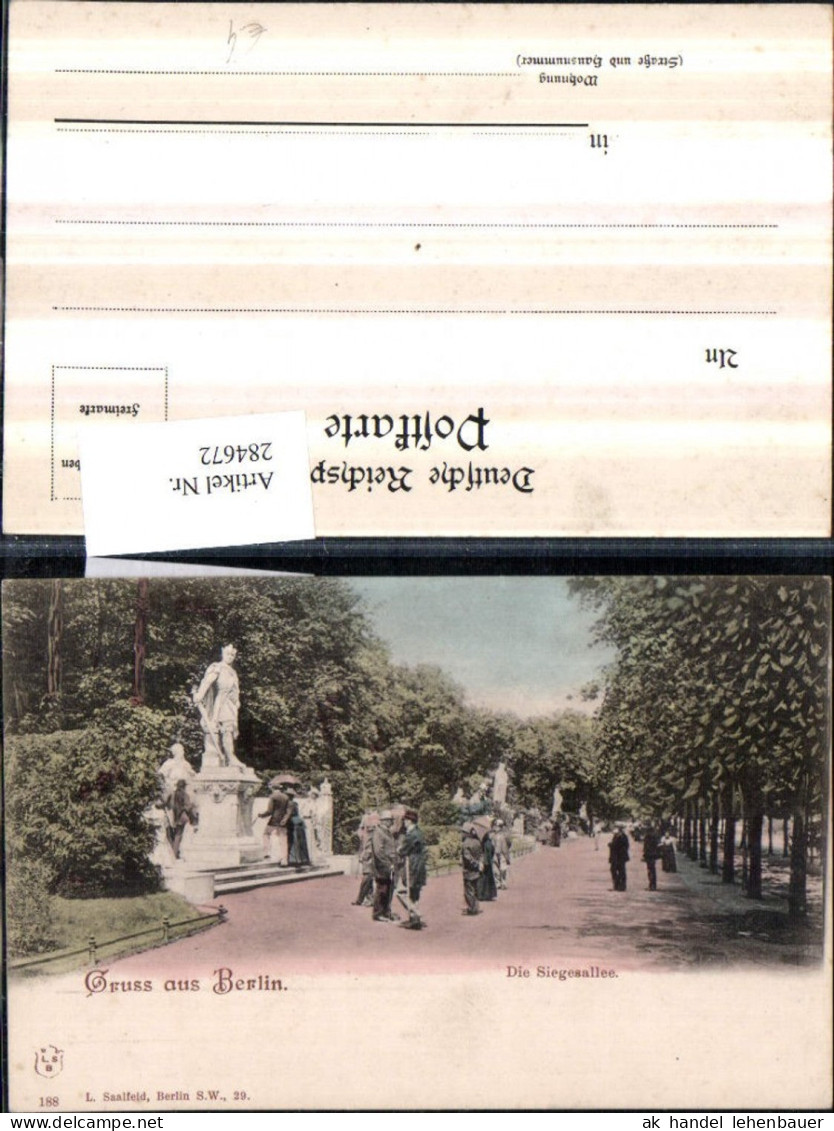 284672,Berlin Die Siegesallee Statuen