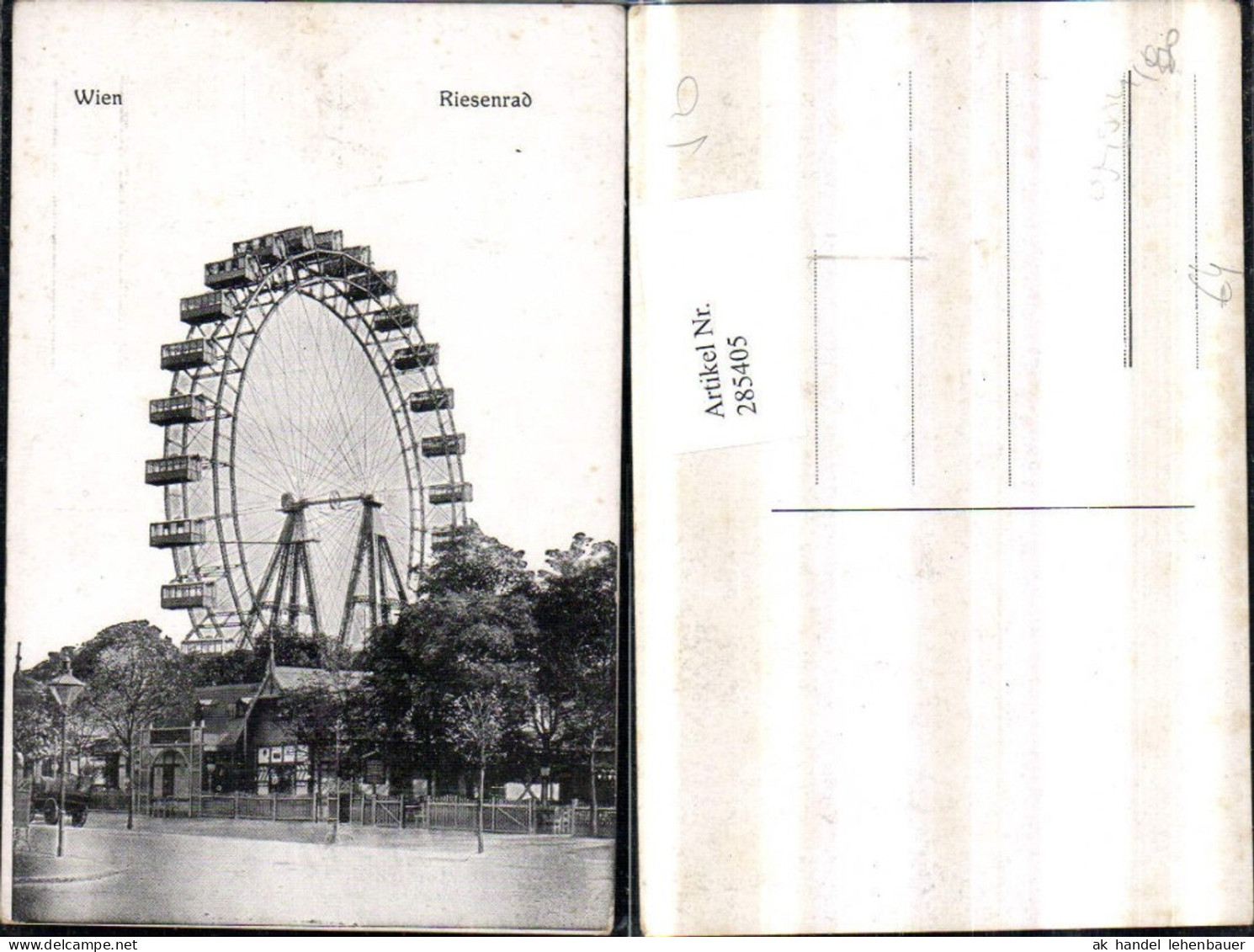 285405,Wien Leopoldstadt Prater Riesenrad