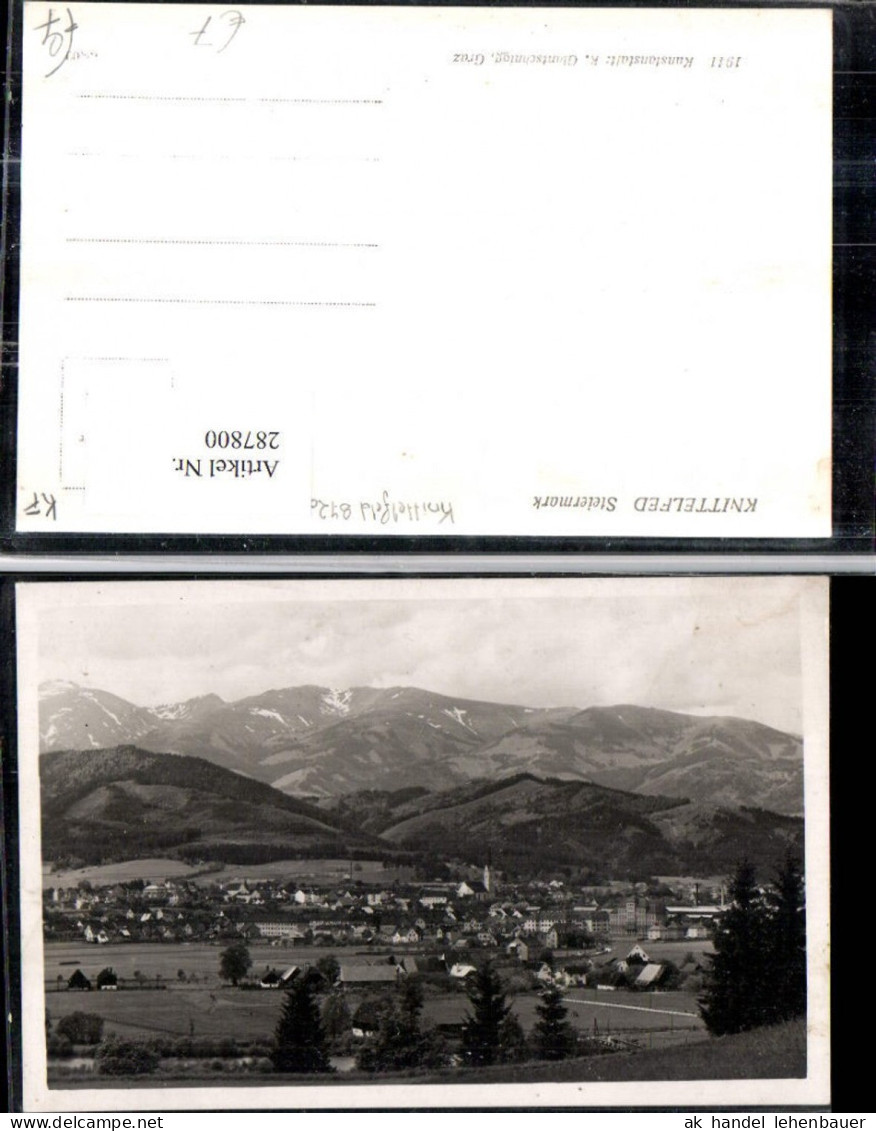 287800,Knittelfeld Totale Bergkulisse