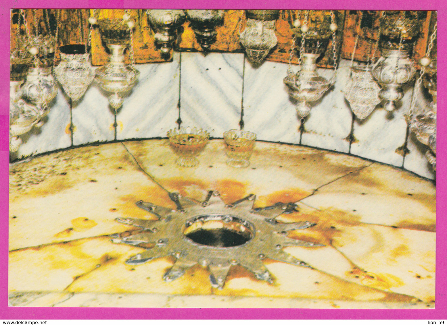 288987 / Palestine - Bethlehem  - Interior The Star of Bethlehem PC 1035 Israel Israele Palastina