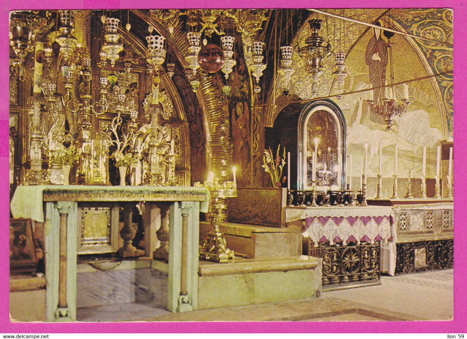 288998 / Israel - Jerusalem Gerusalemme - Bsilica del S. Sepolcro : il Calvario  Interior PC 2  Israele