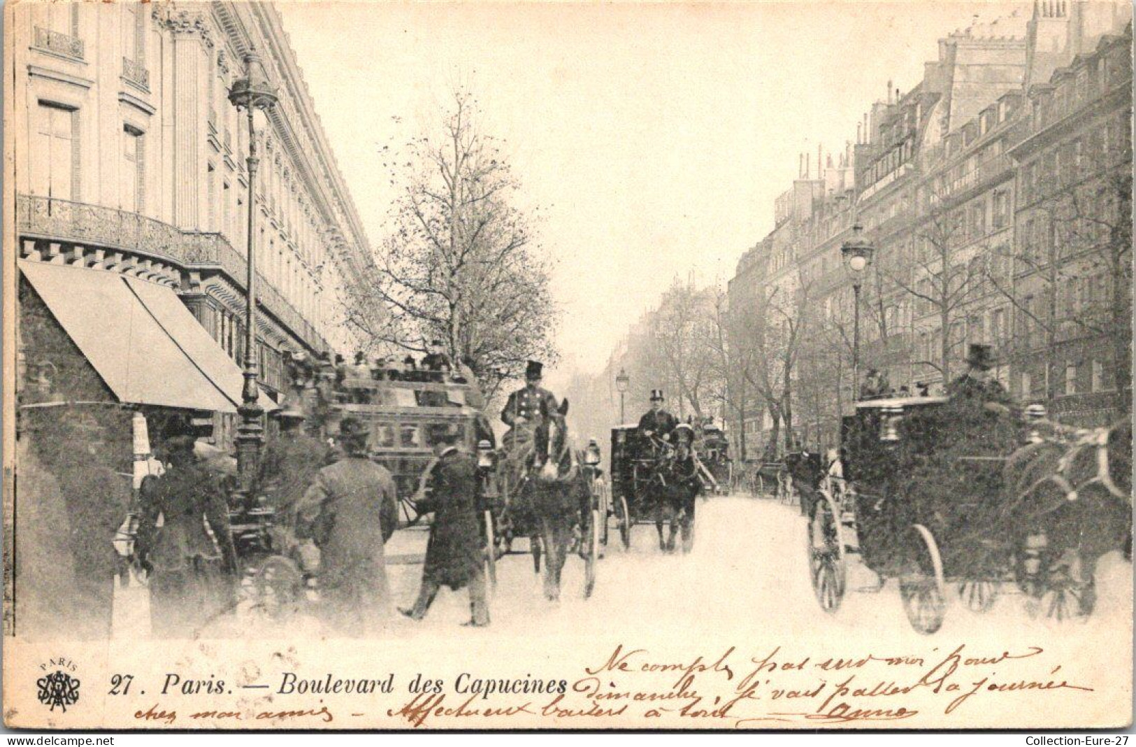 (29/09/25) 75-CPA PARIS - 2-9ème ARRONDISSEMENT - BOULEVARD DES CAPUCINES