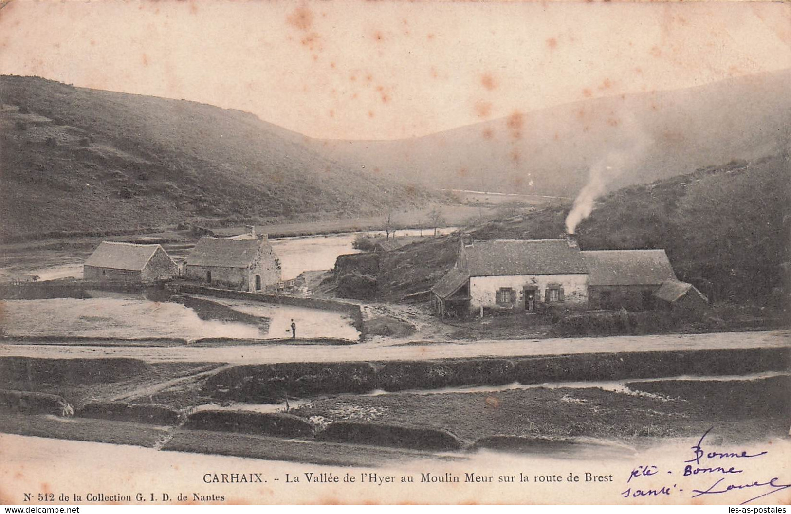 29 CARHAIX PLOUGUER LA VALLEE DE L HYERE AU MOULIN MEUR