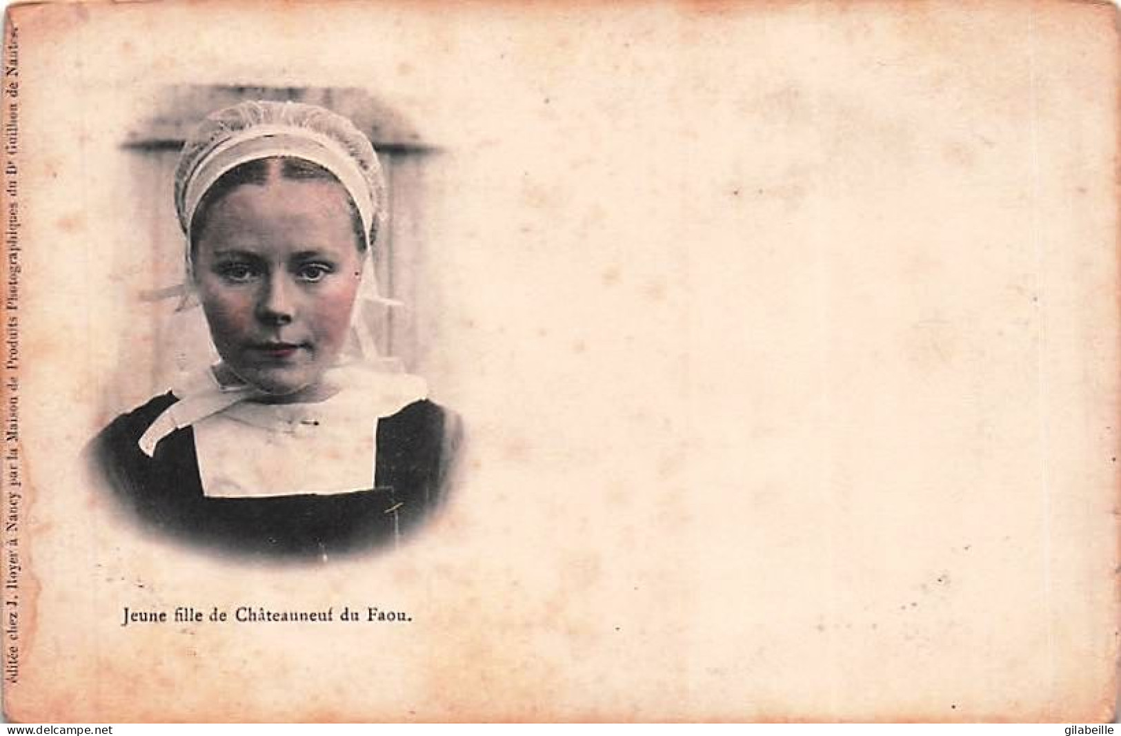 29 -  Châteauneuf du Faou - Jeune fille de Châteauneuf du faou