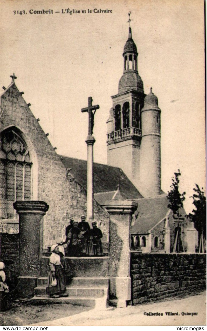 29 - COMBRIT - L'Eglise et le Calvaire