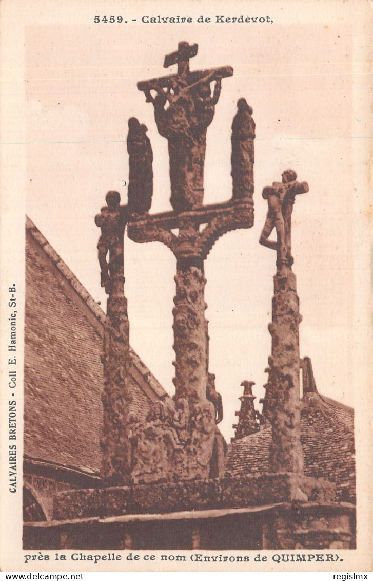 29-ERGUE GABERIC CALVAIRE DE KERDEVOT-N°T1094-C/0257