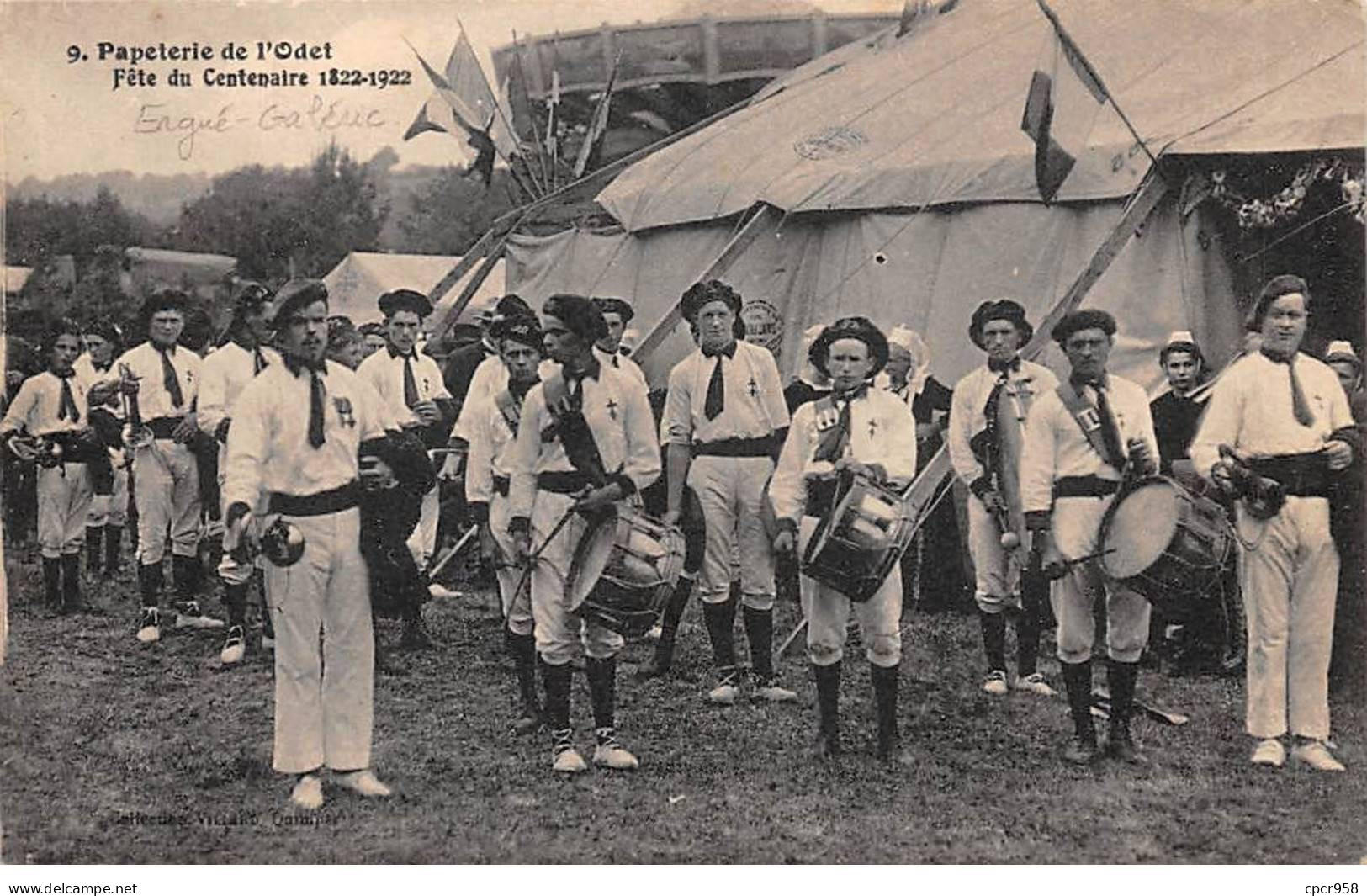 29 - ERGUE GABERIC - SAN48888 - Papeterie de l'Odet - Fête du Centenaire 1822-1922