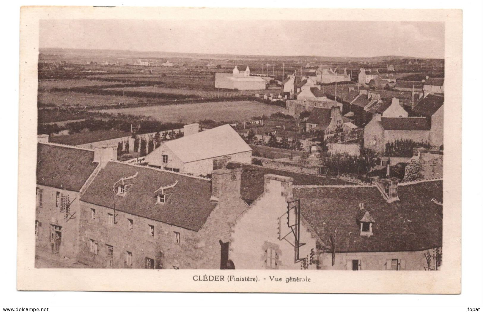 29 FINISTERE - CLEDER Vue générale (voir description)
