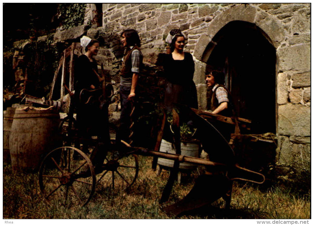 29 - LA FORET-FOUESNANT - cercle celtique - sonneurs