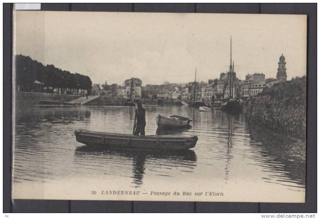 29 - Landerneau - Passage du Bac sur l'Elorn
