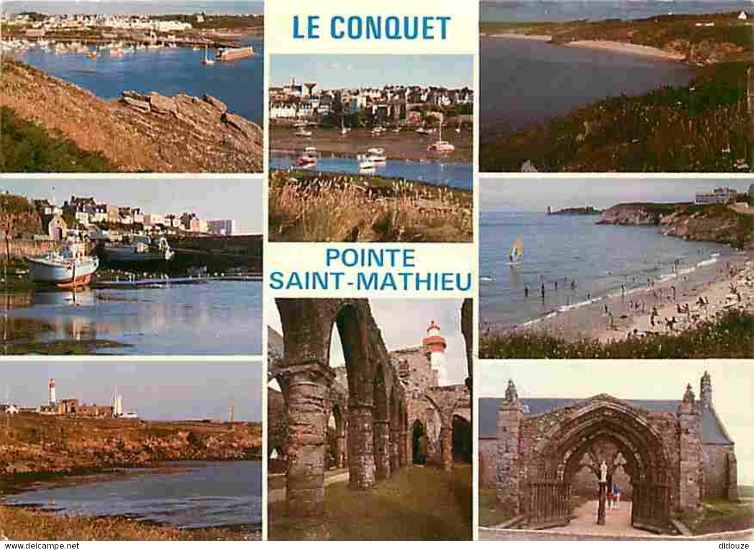 29 - Le Conquet - Pointe Saint Mathieu - Multivues - Bateaux - Voir Scans Recto Verso