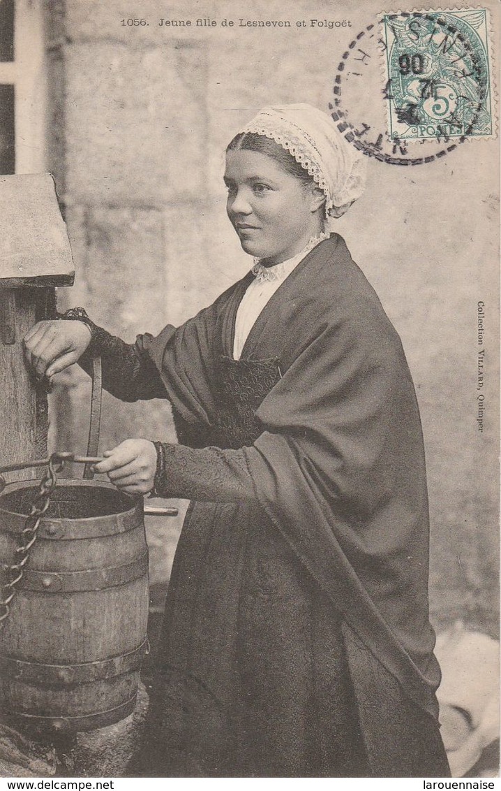 29 - LESNEVEN - Jeune fille de Lesneven et Folgoët