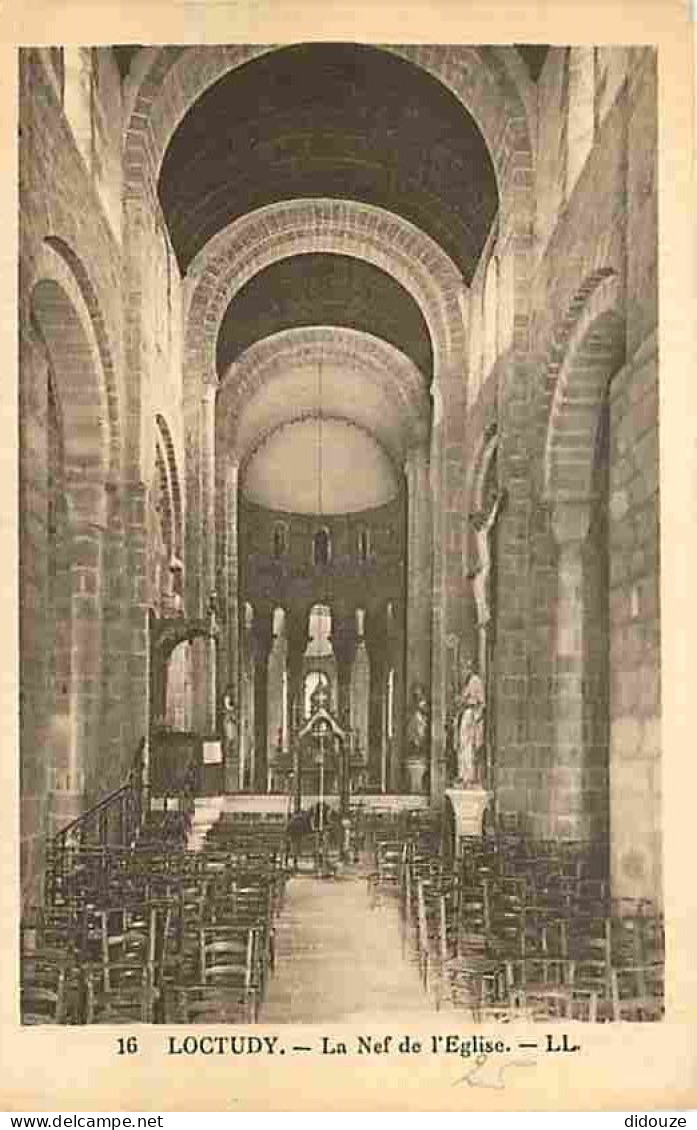 29 - Loctudy - La Nef de l'Eglise - CPA - Voir Scans Recto-Verso
