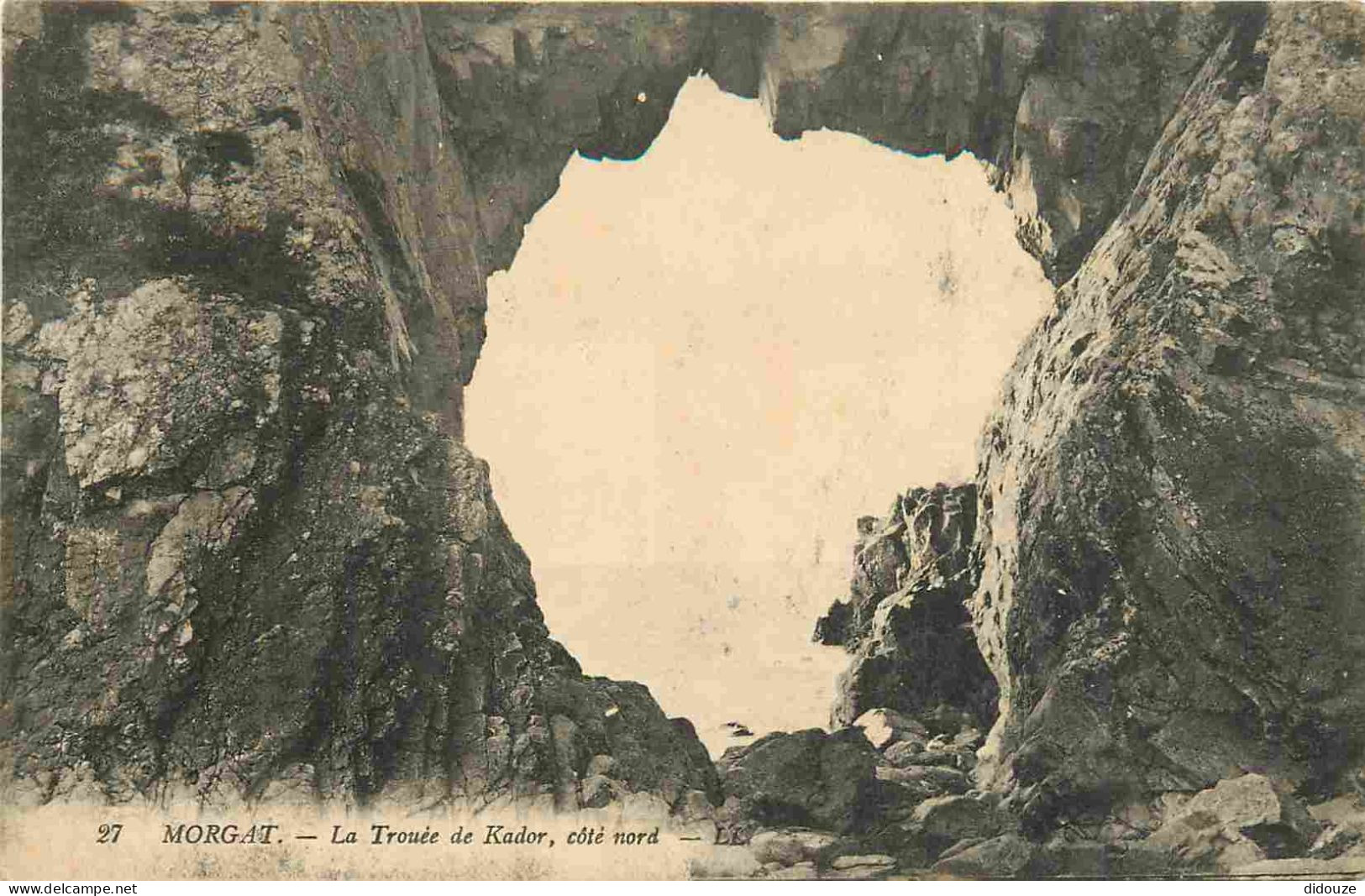 29 - Morgat - La trouette de Kador côté Nord - CPA - Voir Scans Recto-Verso