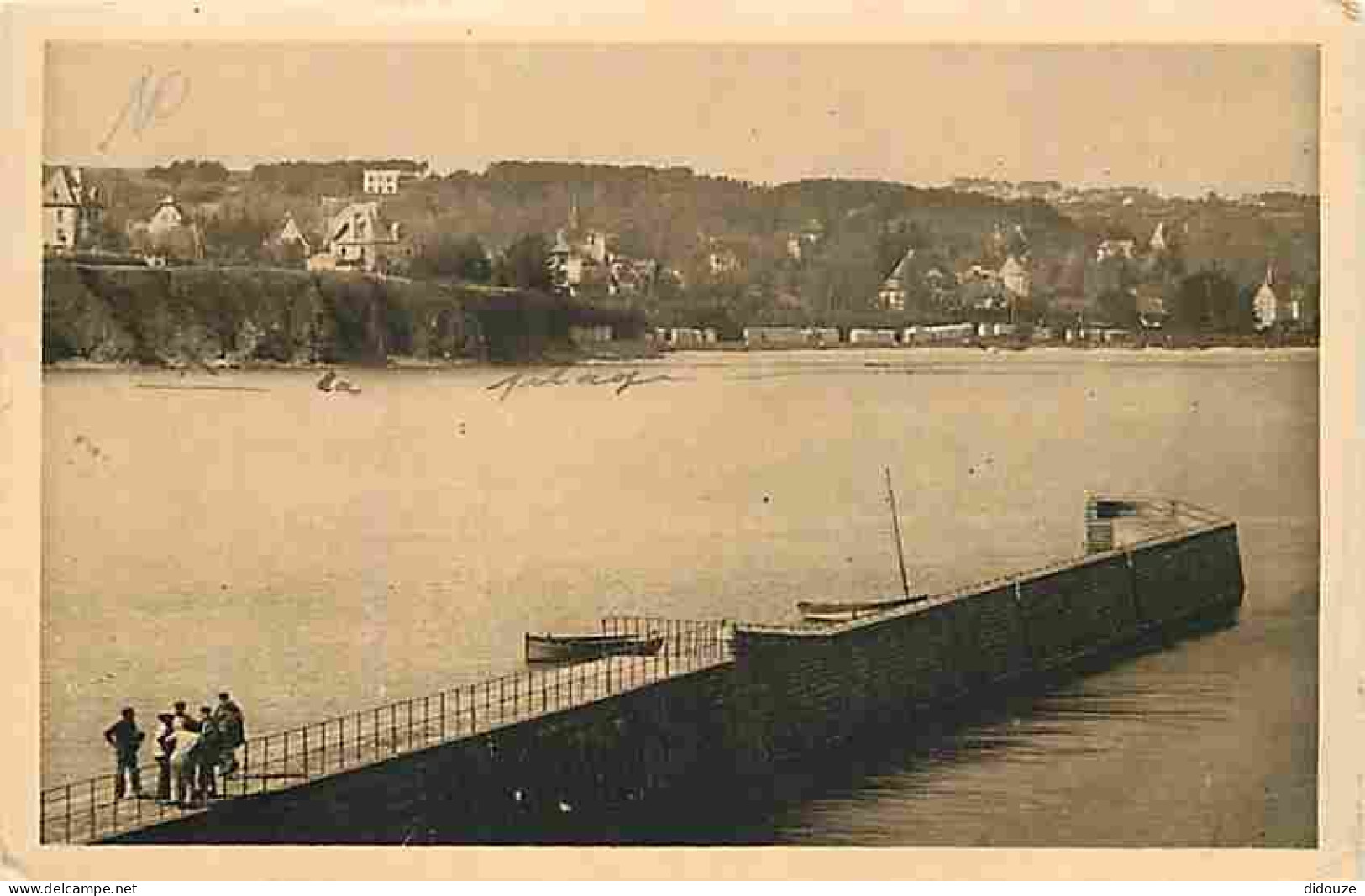 29 - Morgat - Le Mole et les Villas - Correspondance - CPA - Voir Scans Recto-Verso