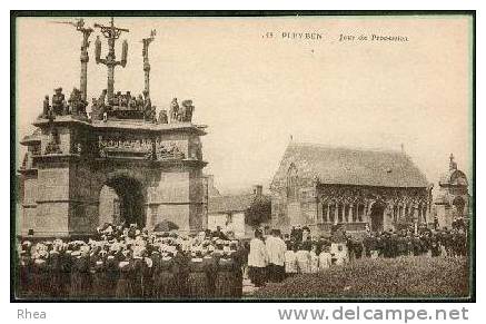 29 Pleyben 158. PLEYBEN - Jour de Procession procession religion bretagne calvaire oss D29D K29162K C29162C RH002107