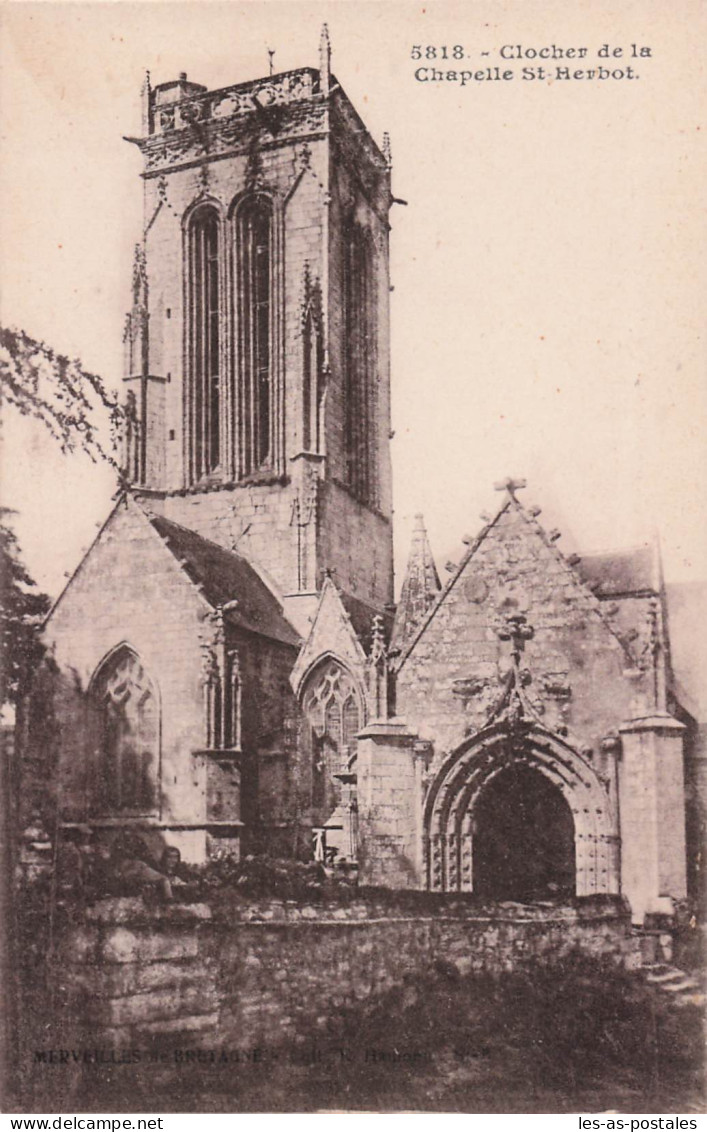 29 PLONEVEZ DU FAOU CLOCHER DE LA CHAPELLE ST HERBOT