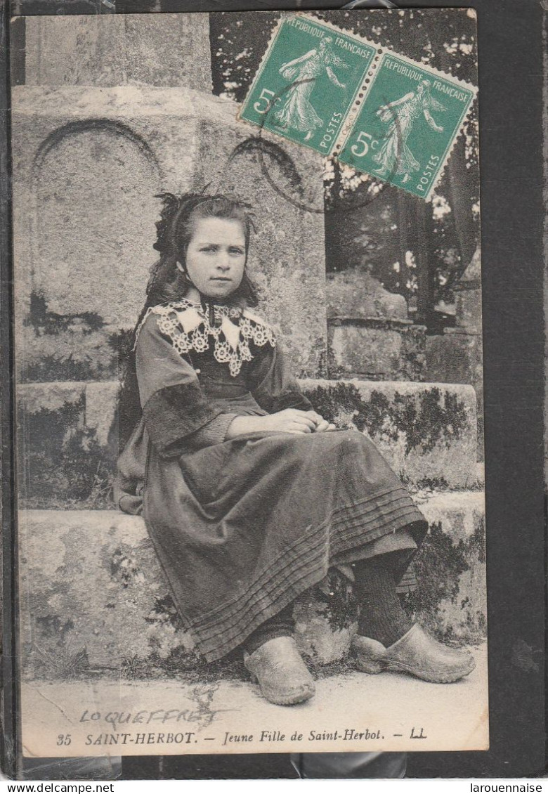 29 - PLONEVEZ DU FAOU - Saint Herbot - Fillette de Saint Herbot