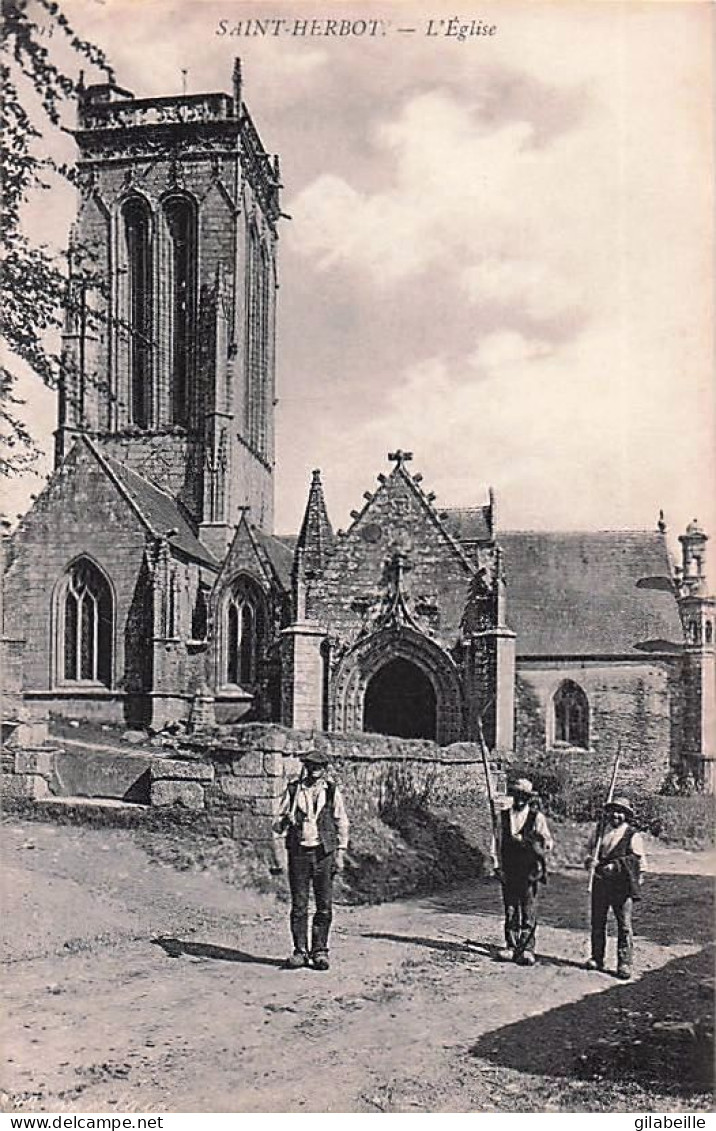 29 -  Plonevez  du Faou  -  Saint Herbot -  l'église