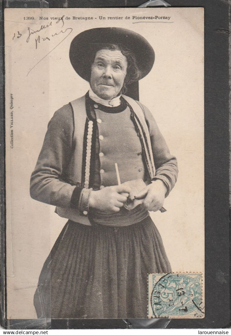 29 - PLONEVEZ PORZAY - Un rentier de Plonévez Porzay