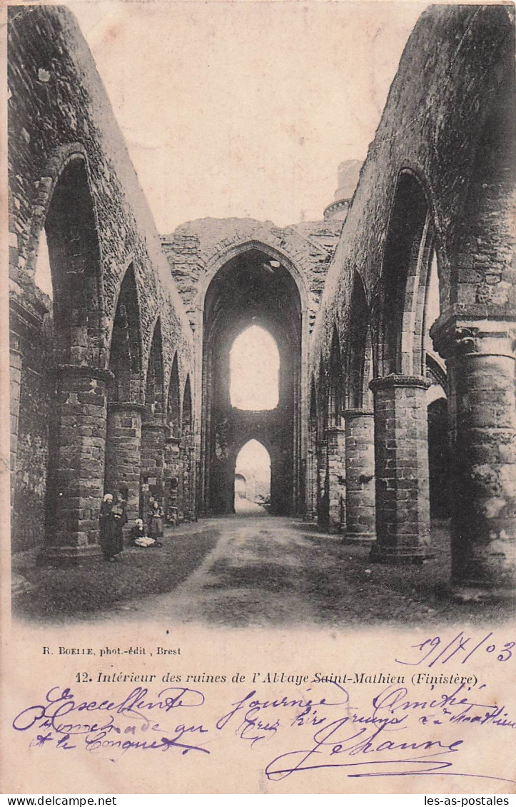 29 PLOUGONVELIN ABBAYE SAINT MATHIEU