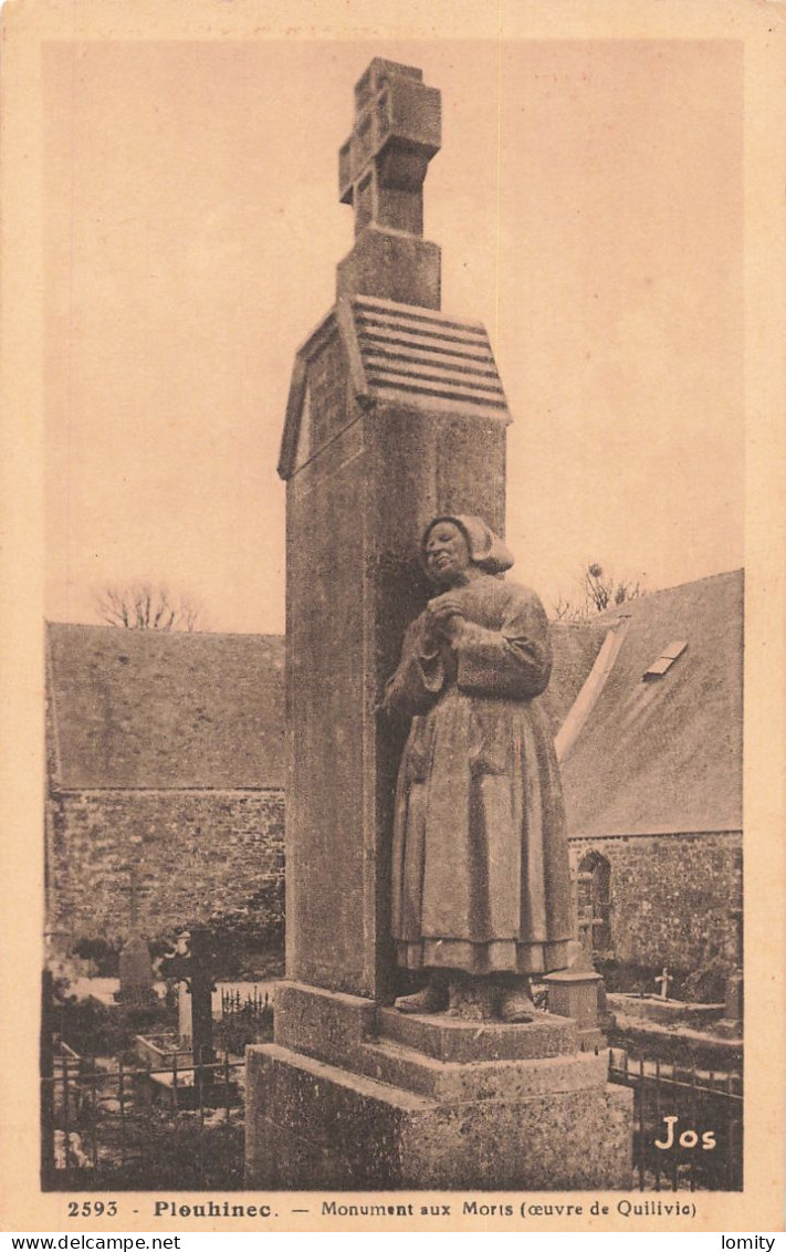29 Plouhinec monument aux morts  CPA