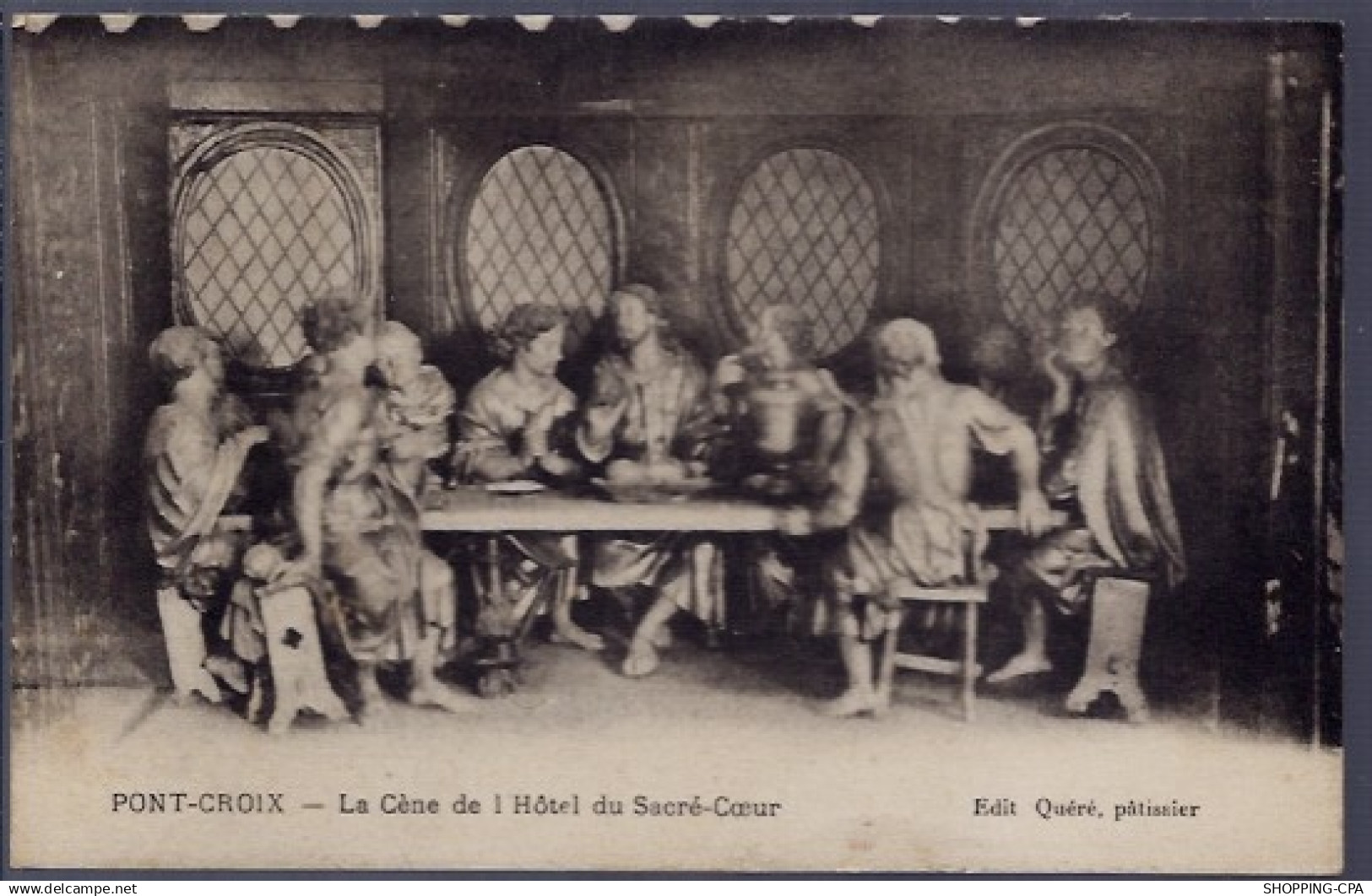 29 - Pont-Croix - La cène de l' Hôtel du Sacré-Coeur - Non voyagé - Dos div...
