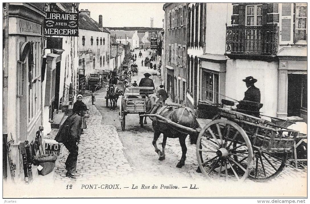 29 - PONT-CROIX - La Rue du Poullou