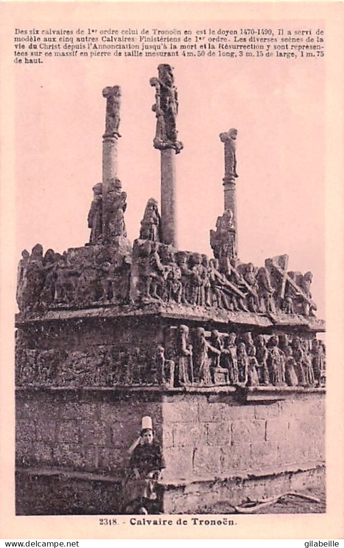 29 -  Saint Jean Trolimon - calvaire de Tronoen