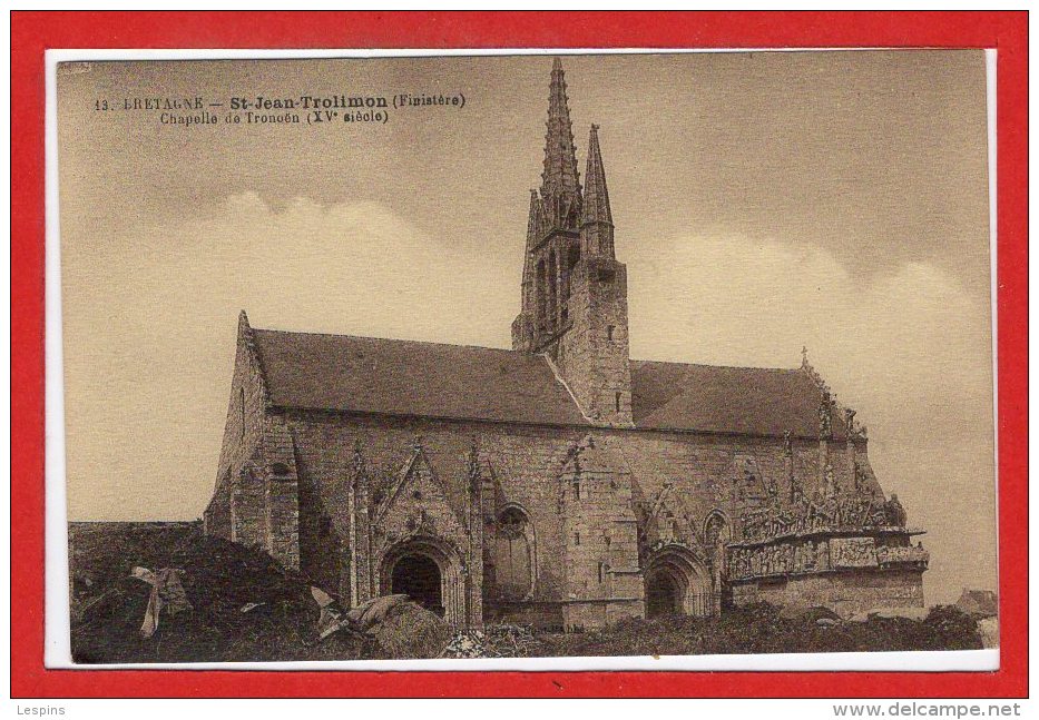 29 - SAINT JEAN - TROLIMON -- Chapelle de Tronoen