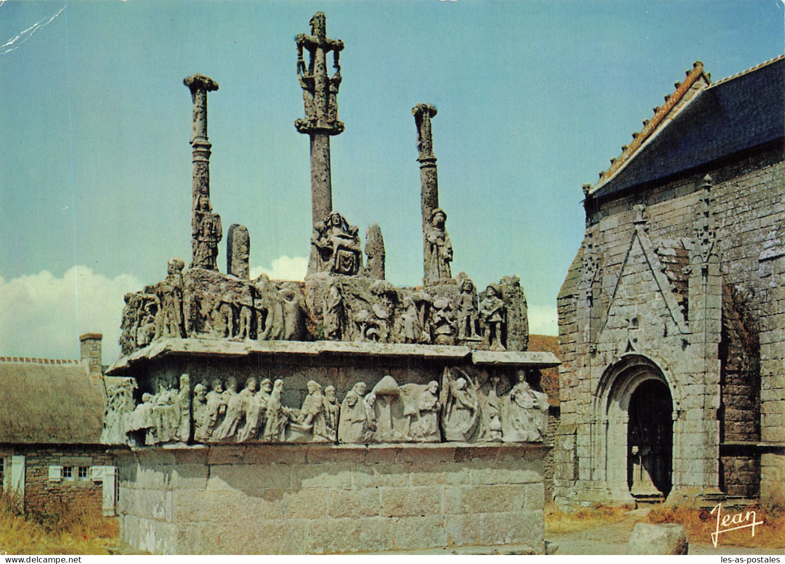 29 SAINT JEAN TROLIMON  LE CALVAIRE DE TRONOEN